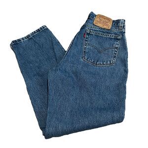 Levi's 560 Jeans Women's Size 10 28x32 Blue Loose Fit Straight Leg MADE IN USA